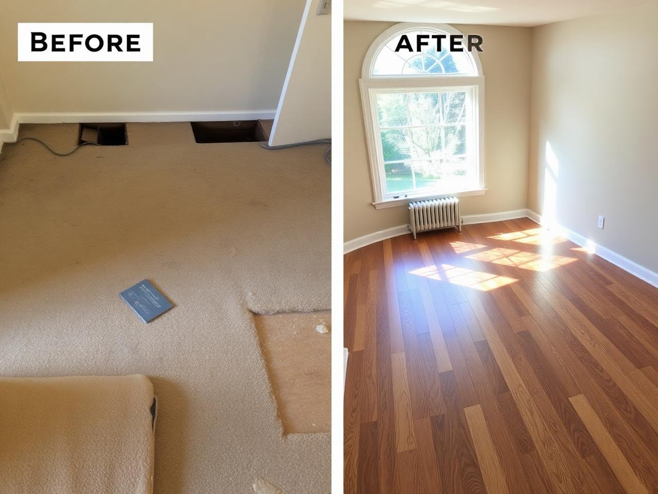 Floor Demolition installation project example 1